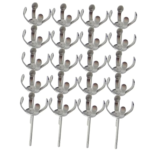 Uonlytech 20Stücke Ohrstolzen Ohrring Zubehör DIY Perlenschmuck Bastelmaterial für Frauen Klauen für Ohrstecker Gestalten Uonlytech 20Stücke Ohrstolzen Ohrring Zubehör DIY Perlenschmuck Bastelmaterial für Frauen Klauen für Ohrstecker Gestalten von Uonlytech
