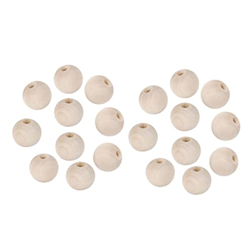 Uonlytech 20Stücke Runde Holzperlen Hellgelb Kreative DIY Bastelperlen für Armbänder Schmuck und Heimdekoration für Bastelprojekte und Uonlytech 20Stücke Runde Holzperlen Hellgelb Kreative DIY Bastelperlen für Armbänder Schmuck und Heimdekoration für Bastelprojekte und von Uonlytech