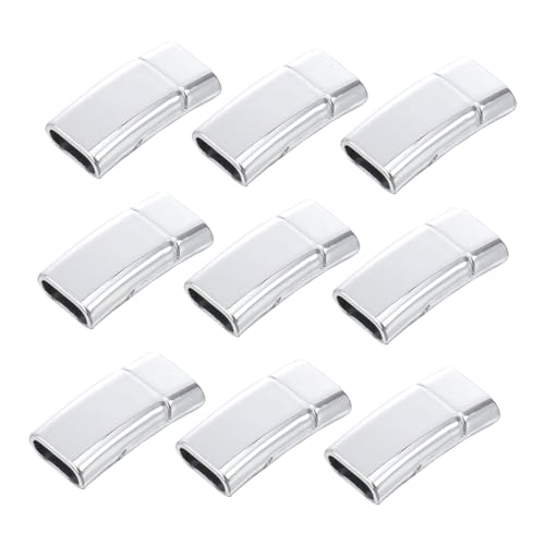 Uonlytech 20Stücke Silber Magnetverschluss Schmuckverbinder für DIY Armbänder und Hochwertige Kordel und Lederschmuck Zubehörteile Einfach zu Verwenden für Kreative Uonlytech 20Stücke Silber Magnetverschluss Schmuckverbinder für DIY Armbänder und Hochwertige Kordel und Lederschmuck Zubehörteile Einfach zu Verwenden für Kreative von Uonlytech