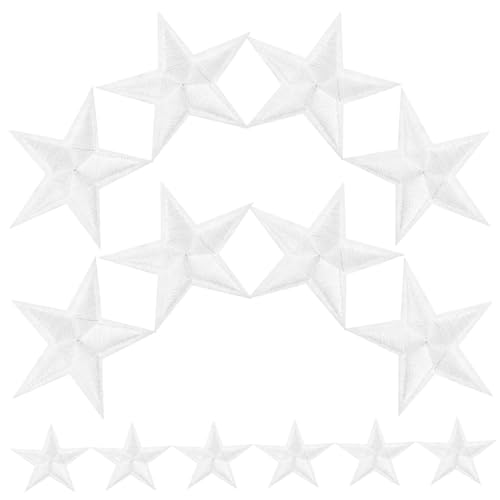 Uonlytech 20Stücke Sternen Aufnäher Bügelbilder für Kleidung DIY Flicken zum Aufbügeln Dekorative Applikationen für Hüte Jeans Taschen und Kunsthandwerk Uonlytech 20Stücke Sternen Aufnäher Bügelbilder für Kleidung DIY Flicken zum Aufbügeln Dekorative Applikationen für Hüte Jeans Taschen und Kunsthandwerk von Uonlytech