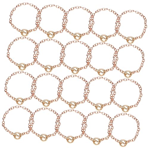 Uonlytech 20Stücke Teiliges DIY Armbandketten Legierung mit Ot Verschluss und Verblassungsresistent Perfektes Zubehör für Schmuckhandwerk und Gestaltung Uonlytech 20Stücke Teiliges DIY Armbandketten Legierung mit Ot Verschluss und Verblassungsresistent Perfektes Zubehör für Schmuckhandwerk und Gestaltung von Uonlytech