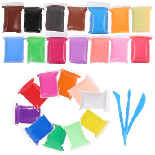 Uonlytech 24 Aus Ton Modelliermasse Zum Modellieren Ton Für Kinderton Handwerk Polymerton Bunt Knetmasse Modelliermasse Luftgetrocknet Skulptur Bausatz Harz von Uonlytech
