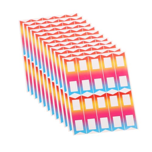Uonlytech 24 Blatt Bleistift Etiketten Aufkleber Behälteretiketten Zerbrechliche Aufkleber Zum Bewegen Tafeletiketten Versandetiketten Umzugsaufkleber Für Kartons Rubbelkarten Papier von Uonlytech