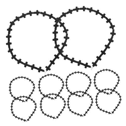 Uonlytech 24 Stück Kreuzen Süße Perlen Herstellung Kleine Perlen Halskette Lieferungen Perlen Für Schmuckhersteller Reize Armband-anhänger Loch Charm-armband-kit Perlen Masse Black Türkis Uonlytech 24 Stück Kreuzen Süße Perlen Herstellung Kleine Perlen Halskette Lieferungen Perlen Für Schmuckhersteller Reize Armband-anhänger Loch Charm-armband-kit Perlen Masse Black Türkis von Uonlytech