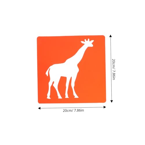 Uonlytech 24 Stück Malvorlage Tierschablonen Wand Handwerk Schablonen Vorlagen Tiere Schablonen in Tierform Wände Schablonen Zum Malen Groß Malerei Wiederverwendbar Malschablonen Pp von Uonlytech