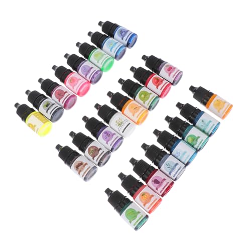 Uonlytech 24 Stück Teiliges Farbiges Flüssigpigment Epoxidharz Farbstoff DIY Bastelfarbe für Harz Schmuck Gießpulver Ungiftig Umweltfreundlich Uonlytech 24 Stück Teiliges Farbiges Flüssigpigment Epoxidharz Farbstoff DIY Bastelfarbe für Harz Schmuck Gießpulver Ungiftig Umweltfreundlich von Uonlytech