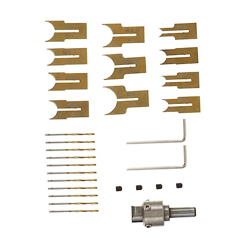 Uonlytech 24 Stück Teiliges Holzbohrer Set für Holzperlen DIY Buddha Perlen Holzbearbeitung Präzisions Bohrwerkzeug Langlebig aus Stahl für Handgefertigte Schmuckprojekte Uonlytech 24 Stück Teiliges Holzbohrer Set für Holzperlen DIY Buddha Perlen Holzbearbeitung Präzisions Bohrwerkzeug Langlebig aus Stahl für Handgefertigte Schmuckprojekte von Uonlytech