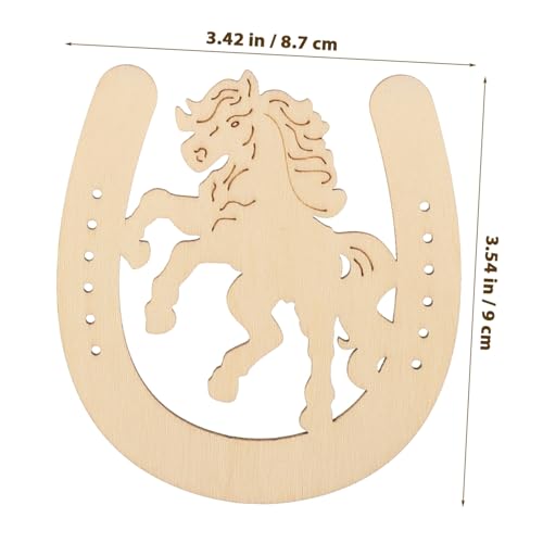 Uonlytech 24 Stück Teiliges Holzdekor Pferdehufe Form Naturbelassen Holzscheiben für DIY Bastelprojekte Kreative Graffiti Chips als Party und Wohnaccessoire Uonlytech 24 Stück Teiliges Holzdekor Pferdehufe Form Naturbelassen Holzscheiben für DIY Bastelprojekte Kreative Graffiti Chips als Party und Wohnaccessoire von Uonlytech