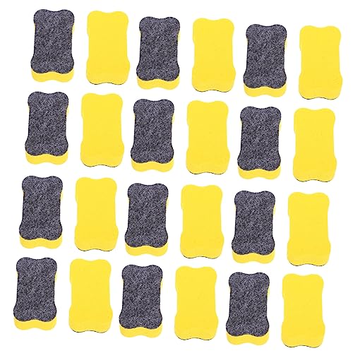 Uonlytech 24 Stück Whiteboard-radierer Trocken Löschen -trockenradierer Kalender-whiteboard Trocken Abwischbare Radiergummis Kreidetafel-radiergummis Planke Groß Eva-filztuch Yellow Uonlytech 24 Stück Whiteboard-radierer Trocken Löschen -trockenradierer Kalender-whiteboard Trocken Abwischbare Radiergummis Kreidetafel-radiergummis Planke Groß Eva-filztuch Yellow von Uonlytech