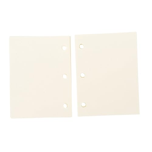 Uonlytech 240 Blatt Notizbuch Multifunktionales Nachfüllpapier für Ring Ordner für Scrapbooking und Notizen für Schule und Büro von Uonlytech