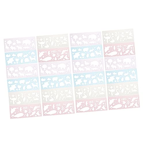 Uonlytech 24Stücke Malvorlagen Schablonen Geometrische Muster Schablonen für DIY Malprojekte Wiederverwendbare Plastikmalerei Vorlagen für Scrapbooking und Bastelarbeiten Uonlytech 24Stücke Malvorlagen Schablonen Geometrische Muster Schablonen für DIY Malprojekte Wiederverwendbare Plastikmalerei Vorlagen für Scrapbooking und Bastelarbeiten von Uonlytech