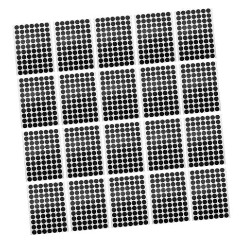 Uonlytech 25 Blatt Schwarze Wasserdichte Punktetiketten Selbstklebende Reißfeste Kleine Runde Aufkleber PVC Drucketiketten für Flaschen Gefrierschrank Outdoor Organisation Uonlytech 25 Blatt Schwarze Wasserdichte Punktetiketten Selbstklebende Reißfeste Kleine Runde Aufkleber PVC Drucketiketten für Flaschen Gefrierschrank Outdoor Organisation von Uonlytech