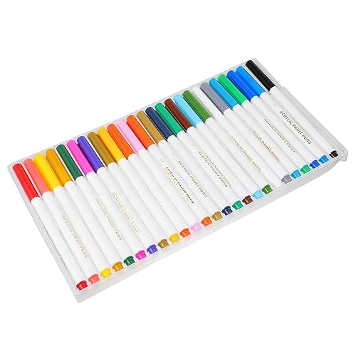 Uonlytech 25 Stück Acrylfarben Stifte Wassergelöste Diy Zeichnungsmarker für Malerei Basteln und Illustration für Projekte Uonlytech 25 Stück Acrylfarben Stifte Wassergelöste Diy Zeichnungsmarker für Malerei Basteln und Illustration für Projekte von Uonlytech
