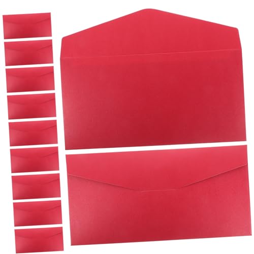 Uonlytech 25 Stück Festliche Rote Briefumschläge für Einladungen Eleganter Papierumschlag für Hochzeiten Abschlussfeiern und Besondere Anlässe Uonlytech 25 Stück Festliche Rote Briefumschläge für Einladungen Eleganter Papierumschlag für Hochzeiten Abschlussfeiern und Besondere Anlässe von Uonlytech