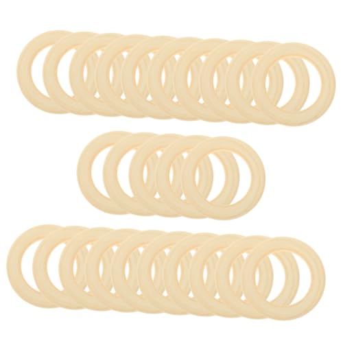 Uonlytech 25 Stück Teiliges Natürliche Holzringe Unbemalt Glatte Ringe für DIY Makramee Wandbehang Schmuckherstellung Basteln Holzring Dekoration Kreativ Zubehör Uonlytech 25 Stück Teiliges Natürliche Holzringe Unbemalt Glatte Ringe für DIY Makramee Wandbehang Schmuckherstellung Basteln Holzring Dekoration Kreativ Zubehör von Uonlytech