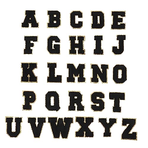 Uonlytech 26 Stück Teiliges Bestickte Buchstaben Patches Aufnäher zum Aufbügeln und Nähen Schwarze Alphabet Applikationen für Kleidung Rucksäcke Hüte Diy Dekoration und Reparatur Uonlytech 26 Stück Teiliges Bestickte Buchstaben Patches Aufnäher zum Aufbügeln und Nähen Schwarze Alphabet Applikationen für Kleidung Rucksäcke Hüte Diy Dekoration und Reparatur von Uonlytech