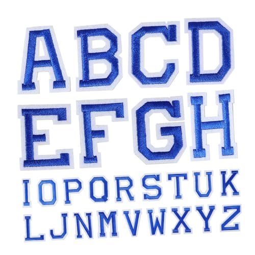Uonlytech 26 Stück Teiliges Bügelbuchstaben Aufnäher zum Aufbügeln und Annähen Große Bestickte Buchstaben Patches in Dunkelblau Flexible Stoffapplikationen für Kleidung Rucksäcke Jacken DIY Uonlytech 26 Stück Teiliges Bügelbuchstaben Aufnäher zum Aufbügeln und Annähen Große Bestickte Buchstaben Patches in Dunkelblau Flexible Stoffapplikationen für Kleidung Rucksäcke Jacken DIY von Uonlytech