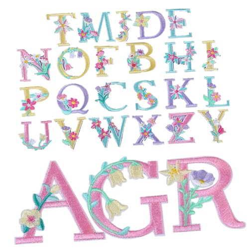 Uonlytech 26Stücke Buchstaben Patches zum Aufbügeln Dekorative Aufnäher für Kleidung Rucksäcke Mehr Stilvolle DIY Buchstaben zur Verschönerung und Reparatur von Textilien Uonlytech 26Stücke Buchstaben Patches zum Aufbügeln Dekorative Aufnäher für Kleidung Rucksäcke Mehr Stilvolle DIY Buchstaben zur Verschönerung und Reparatur von Textilien von Uonlytech