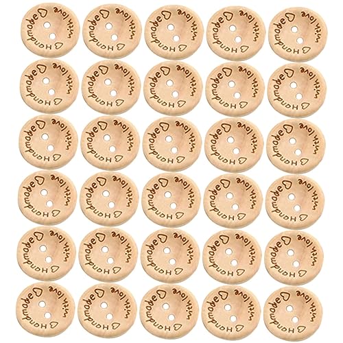 Uonlytech 2Packungen Holzknöpfe Dekorative Kleidungsknöpfe für DIY Handwerk Packung zum Häkeln und Scrapbooking Uonlytech 2Packungen Holzknöpfe Dekorative Kleidungsknöpfe für DIY Handwerk Packung zum Häkeln und Scrapbooking von Uonlytech