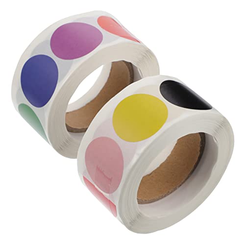 Uonlytech 2Rollen Bunte Punktaufkleber DIY Selbstklebende Scrapbooking Aufkleber pro Farbige Etiketten für Schule Bastelprojekte Sicher und Langlebig Uonlytech 2Rollen Bunte Punktaufkleber DIY Selbstklebende Scrapbooking Aufkleber pro Farbige Etiketten für Schule Bastelprojekte Sicher und Langlebig von Uonlytech