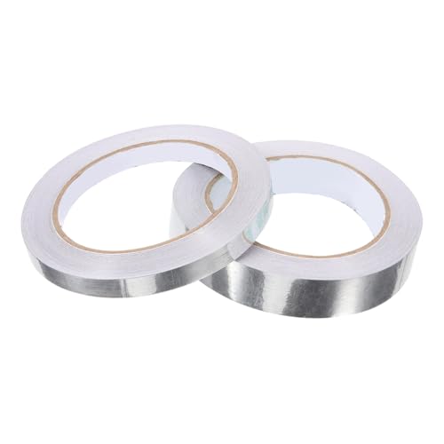 Uonlytech 2Rollen Dekoratives Klebeband Selbstklebende Polyesterfolie für Scrapbooking Bastelprojekte und Dekoration Gebürstetes von Uonlytech