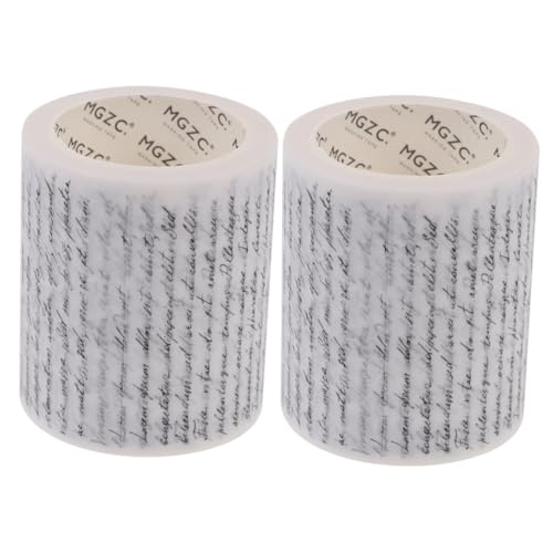 Uonlytech 2Rollen Washi Tape Retro Klebeband für DIY Bastelprojekte Dekoratives Scrapbooking und Geschenkverpackung Dünnes Ästhetisches Washi Tape von Uonlytech