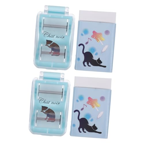 Uonlytech 2Sätze Mini Radiergummi Krümelreinigungswalzen Radiergummi Krümelsammler Für Schreibtisch Büro Und Zuhause von Uonlytech
