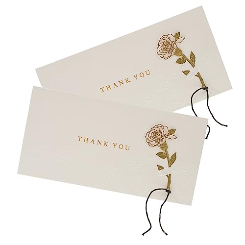 Uonlytech 2Stücke Dankeskarten für Hochzeit und Besondere Anlässe Elegante Klappkarten mit Viel Platz für Persönliche Nachrichten für Braut und Neugeborene Uonlytech 2Stücke Dankeskarten für Hochzeit und Besondere Anlässe Elegante Klappkarten mit Viel Platz für Persönliche Nachrichten für Braut und Neugeborene von Uonlytech