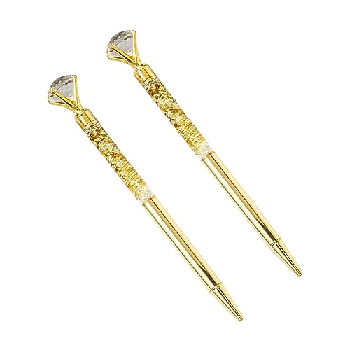 Uonlytech 2Stücke Kugelschreiber aus Metall mit Funkelndem Kristalldiamant Teilig Eleganter Roller Pen für Schule und Büro Perfektes für Anlässe und Feiern Uonlytech 2Stücke Kugelschreiber aus Metall mit Funkelndem Kristalldiamant Teilig Eleganter Roller Pen für Schule und Büro Perfektes für Anlässe und Feiern von Uonlytech