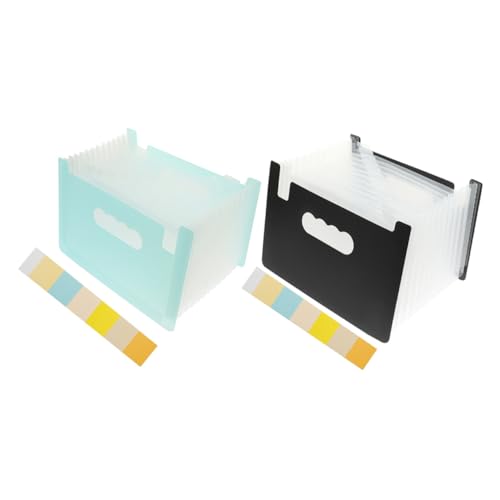 Uonlytech 2Stücke Multi Grid Dateiordner Erweiterbarer Desktop Dokumentenorganizer mit Fächern Tragbar für Aufbewahrung von Rechnungen Verträgen und Steuerdokumenten Uonlytech 2Stücke Multi Grid Dateiordner Erweiterbarer Desktop Dokumentenorganizer mit Fächern Tragbar für Aufbewahrung von Rechnungen Verträgen und Steuerdokumenten von Uonlytech