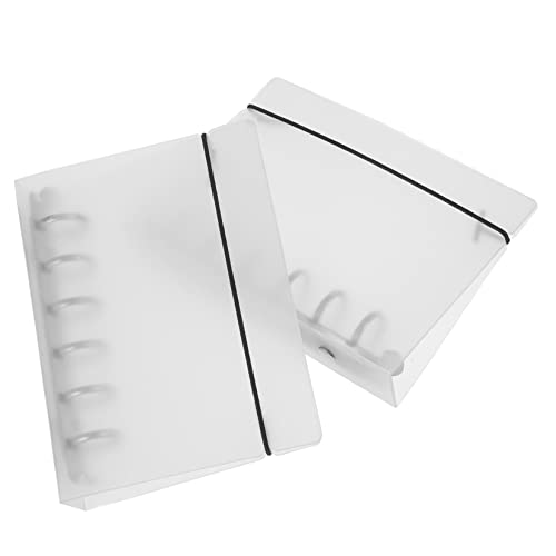 Uonlytech 2Stücke Ordner Transparentes Wiederverwendbares Notizbuch für Büro und Haushalt zur Organisation von Dokumenten Uonlytech 2Stücke Ordner Transparentes Wiederverwendbares Notizbuch für Büro und Haushalt zur Organisation von Dokumenten von Uonlytech