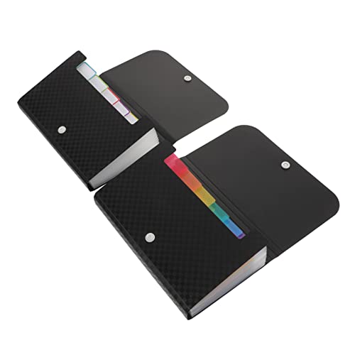 Uonlytech 2Stücke Tragbare Ordner Taschen mit Fächern für Dokumente Multifunktionale Dateiordner für Büro und Zuhause für Quittungen und Wichtige Unterlagen Uonlytech 2Stücke Tragbare Ordner Taschen mit Fächern für Dokumente Multifunktionale Dateiordner für Büro und Zuhause für Quittungen und Wichtige Unterlagen von Uonlytech
