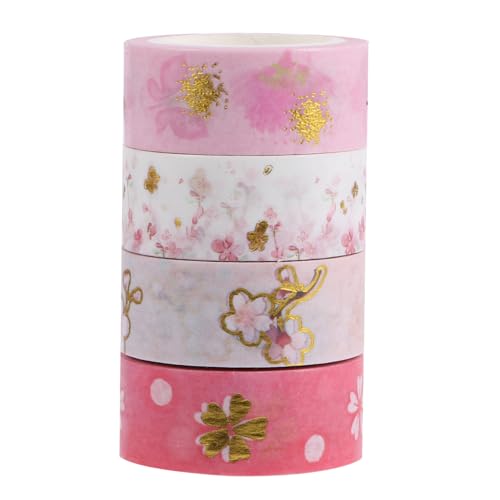 Uonlytech 2Stücke Washi Tape DIY Dekoratives Washi Klebeband pro für Scrapbooking Tagebuchgestaltung und Frischen Mustern von Uonlytech