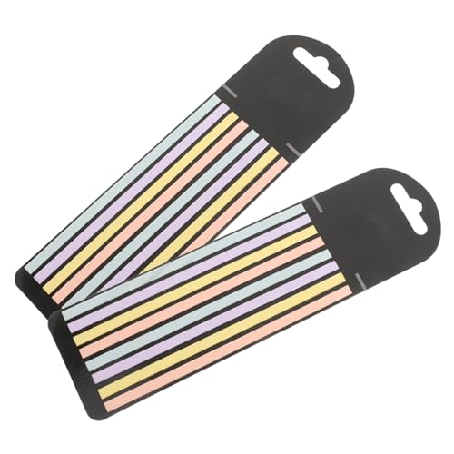 Uonlytech 2Taschen Transparente Lesezeichen Registerkarten Farben Marker für Bücher Lesestreifen für Effektives Lernen und Annotation von Uonlytech