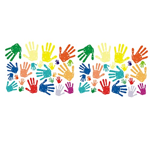 Uonlytech Wanddekoration Fürs Kinderzimmer 2er-pack Handabdruck-wandaufkleber Pvc Entfernbar Lustiges Für Jungen- Und Mädchenzimmer Uonlytech Wanddekoration Fürs Kinderzimmer 2er-pack Handabdruck-wandaufkleber Pvc Entfernbar Lustiges Für Jungen- Und Mädchenzimmer von Uonlytech