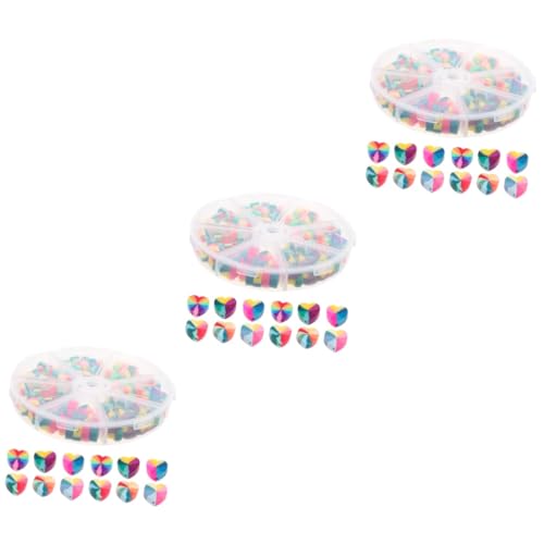 Uonlytech 3 Boxen Regenbogen Liebesperlen Perlen Für Schmuckhersteller Spacer Schnell Schlüssel Groß Einzigartige Abstandshalter Für Schmuckhersteller Herz Polymer-ton Uonlytech 3 Boxen Regenbogen Liebesperlen Perlen Für Schmuckhersteller Spacer Schnell Schlüssel Groß Einzigartige Abstandshalter Für Schmuckhersteller Herz Polymer-ton von Uonlytech