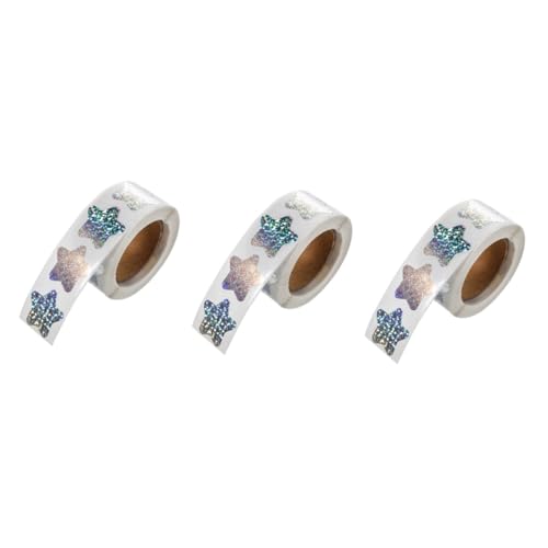 Uonlytech 3 Rollen Pentagramm-aufkleber Sterne Dekoration Vinyl Hochzeit Funkeln Glänzende Sternaufkleber Metallisch Bunt Klein Stichworte Siegel Aufkleber Pvc Selbstklebend Uonlytech 3 Rollen Pentagramm-aufkleber Sterne Dekoration Vinyl Hochzeit Funkeln Glänzende Sternaufkleber Metallisch Bunt Klein Stichworte Siegel Aufkleber Pvc Selbstklebend von Uonlytech