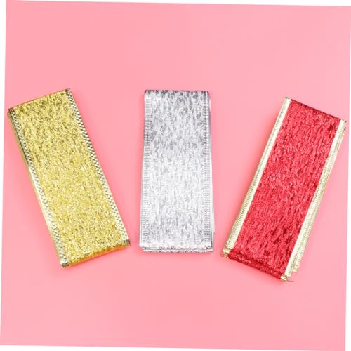 Uonlytech 3 Rollen Weihnachts Dekobänder Silber Rot Langlebige DIY Geschenkverpackungsbänder mit Schleifen Design für Party und Hochzeitsdekoration Uonlytech 3 Rollen Weihnachts Dekobänder Silber Rot Langlebige DIY Geschenkverpackungsbänder mit Schleifen Design für Party und Hochzeitsdekoration von Uonlytech