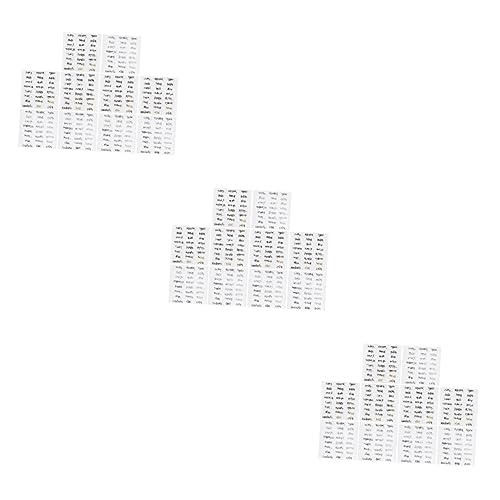 Uonlytech 3 Sätze Ätherische Ölaufkleber Flaschen Flaschenaufkleber Flaschenetikettenaufkleber Klebeaufkleber Etiketten Flaschenetiketten Flaschenetiketten Dekoretiketten 10 Blätter * 3 von Uonlytech