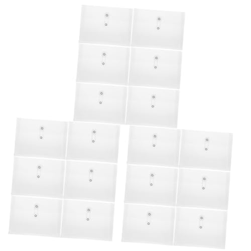 Uonlytech 3 Sätze Aktenhalter Organizer Zur Aufbewahrung Von Taschen Verpackung Für Briefumschläge Aktenordner Schule Aktentaschen Baumwollfaden Weiß 6 Stück * 3 von Uonlytech