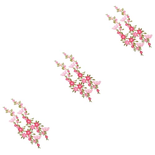 Uonlytech 3 Sätze Aufnäher Schmetterling Und Blume Bestickte Bügelapplikationen Für Diy Zum Verzieren Von Kleidung Taschen Und 2 Stück * 3 Uonlytech 3 Sätze Aufnäher Schmetterling Und Blume Bestickte Bügelapplikationen Für Diy Zum Verzieren Von Kleidung Taschen Und 2 Stück * 3 von Uonlytech