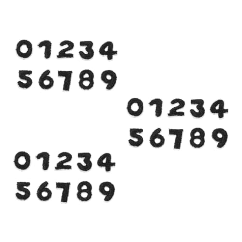 Uonlytech 3 Sätze Digitales Stoffetikett Aufnäher Für Kleidungsapplikationen Stickereiflecken Patches Nähen Erwachsene Stoffflecken Kleiderflicken Hitze Form Hutflecken Schwarz 10 Stück * 3 Uonlytech 3 Sätze Digitales Stoffetikett Aufnäher Für Kleidungsapplikationen Stickereiflecken Patches Nähen Erwachsene Stoffflecken Kleiderflicken Hitze Form Hutflecken Schwarz 10 Stück * 3 von Uonlytech