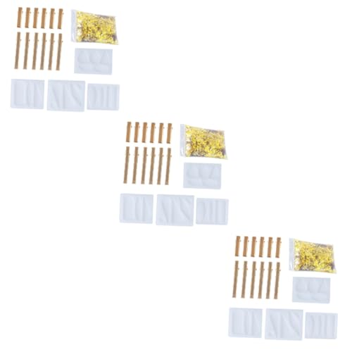 Uonlytech 3 Sätze Diy Silikon Haarspangen Form Set Hochwertige Wiederverwendbare Gießform für Kreative Haaraccessoires für Bastelprojekte und Designs Goldene Clips und Glitzerpapier Uonlytech 3 Sätze Diy Silikon Haarspangen Form Set Hochwertige Wiederverwendbare Gießform für Kreative Haaraccessoires für Bastelprojekte und Designs Goldene Clips und Glitzerpapier von Uonlytech