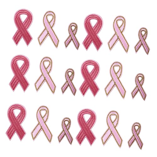 Uonlytech 3 Sätze Diy Teiliges Rosa Bestickte Patches Für Kleidung Applikationen Zum Aufbügeln Für Jeans Hemden Taschen Und Hüte Einfach Anzubringen Hochwertiges Material 18 Stück * 3 von Uonlytech