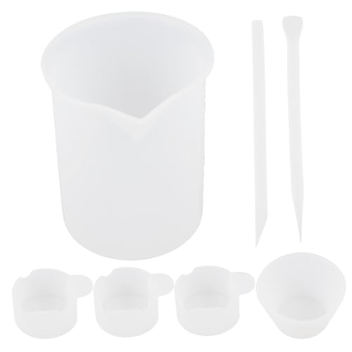 Uonlytech 3 Sätze Epoxidharz Messbecher Set mit Rührstäben Teiliges Set für DIY Bastelarbeiten Präzise Messung und Mischen von Harz Kompatibel mit Schmuckherstellung und Uonlytech 3 Sätze Epoxidharz Messbecher Set mit Rührstäben Teiliges Set für DIY Bastelarbeiten Präzise Messung und Mischen von Harz Kompatibel mit Schmuckherstellung und von Uonlytech