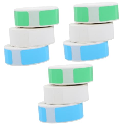 Uonlytech 3 Sätze Etikett Aufkleberpapier Schmucklos Thermal- Thermalaufkleber Nachfüllung Thermischer Aufkleber Wärmebezeichnungen Abnehmbar Thermosynthetisches Papier 3 Rollen * 3 von Uonlytech