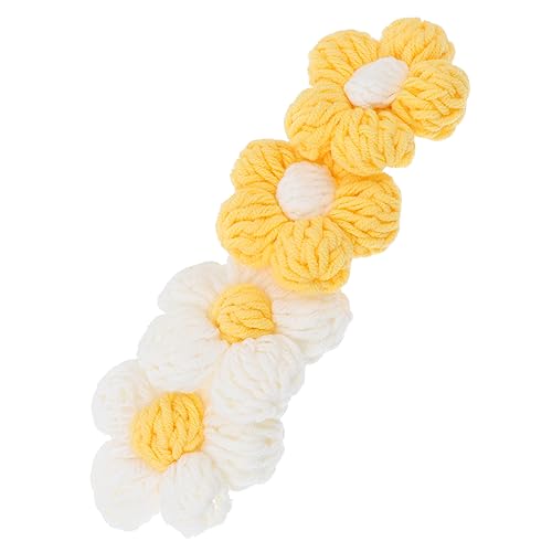 Uonlytech 3 Sätze Gehäkelte Blumenaccessoires Applikationen Zum Aufnähen Bestickte Applikationen Häkelblumen Verzierungen Für Den Innenbereich Nähen Basteln 4 Stück * 3 von Uonlytech
