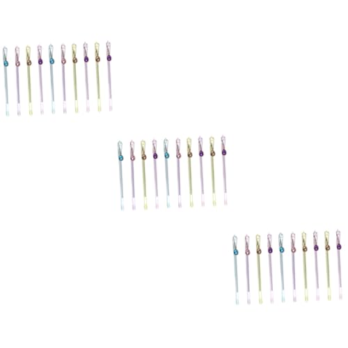 Uonlytech 3 Sätze Gel Stift Briefpapier Schreiben Gelstifte Kugelschreiber Schreibender Gelstift Gelschreiber Mit Anhänger Gelstift Für Studenten Plastik 10 Stück * 3 von Uonlytech
