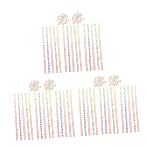 Uonlytech 3 Sätze Gemustertes Origami-papier Sternfaltpapier Streifen Aus Papiersternen Weihnachten Gemustertes Papier Sternstreifen Aus Origami-papier 400 Stück * 3 von Uonlytech