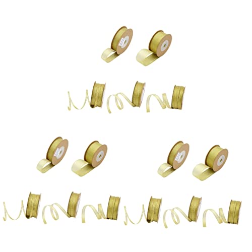 Uonlytech 3 Sätze Glitzerband Diy Geschenkband Polyester Für Partyverpackungen Garten Und Blumenarrangements Für Bastelprojekte Und Kreative Dekorationen 5rolle*3 von Uonlytech